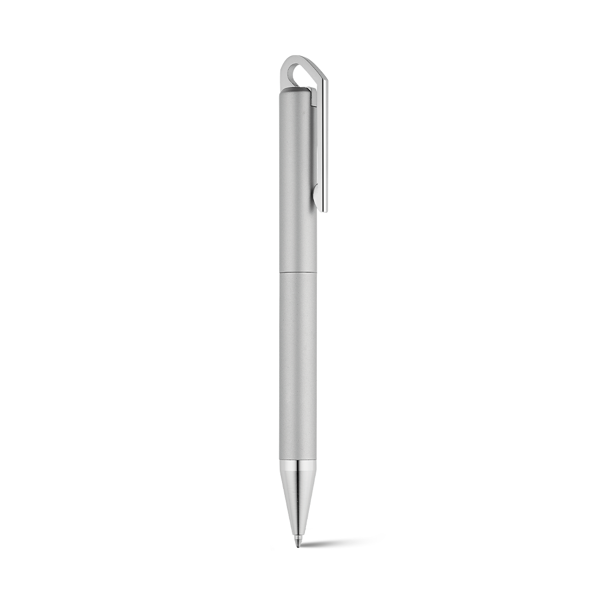 Branve HOOK Matte ballpen in satin silver. Elegant and sophisticated